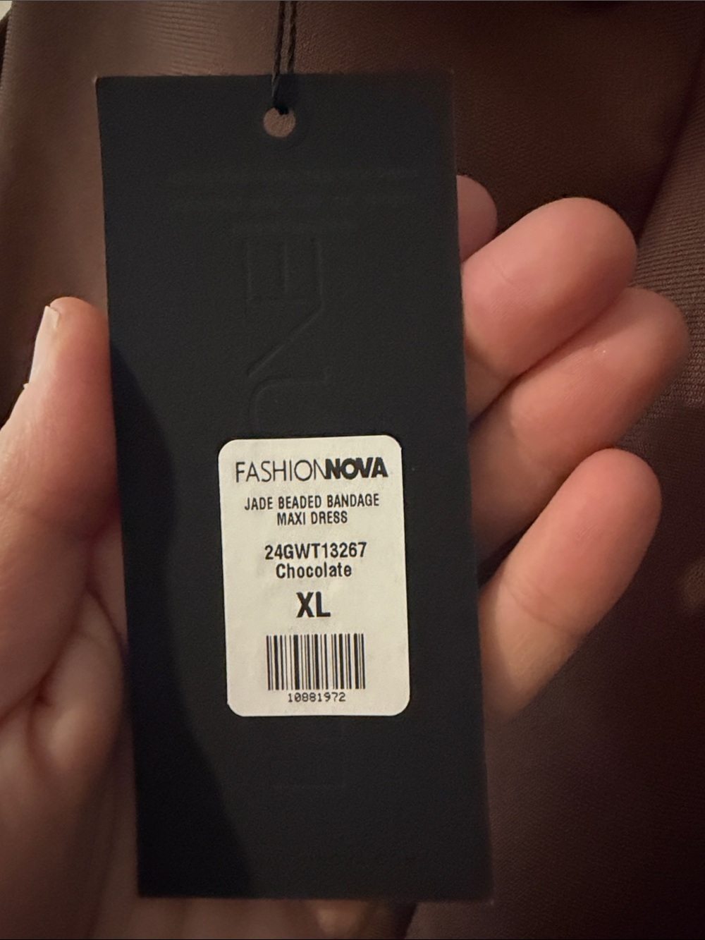 BNWT Fashion nova jade beaded maxi dress - Picture 12 of 12
